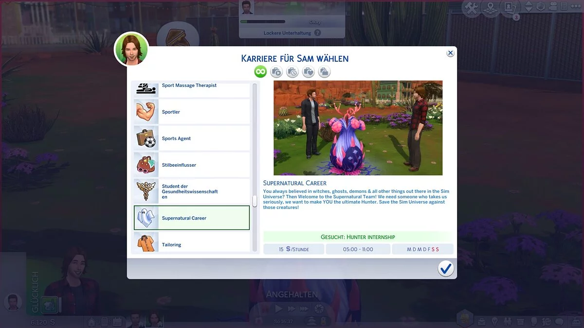 The Sims 4 — Карьера Сверхъестественное