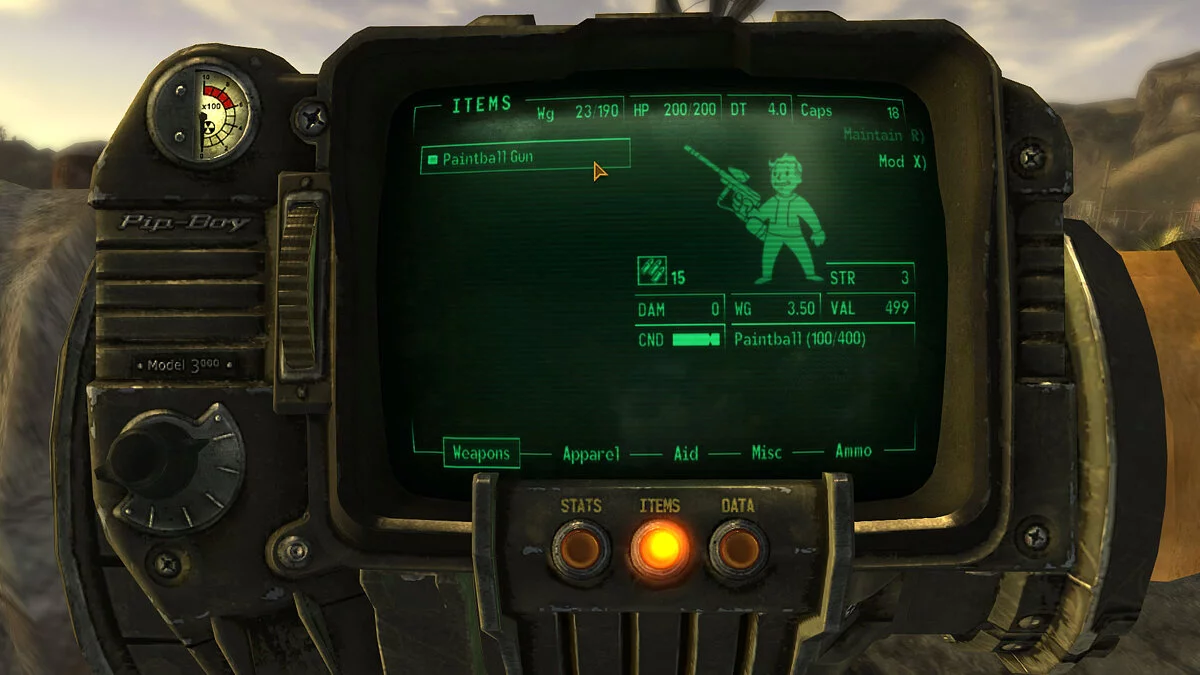 Fallout: New Vegas — Пейнтбольное ружье