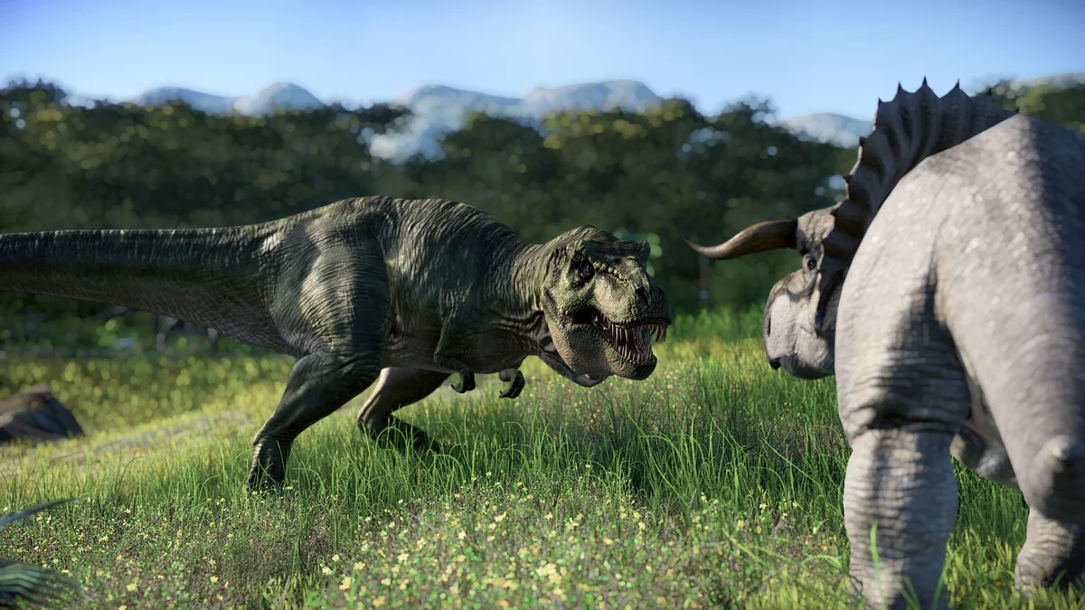Jurassic World Evolution — Обновленный тиранозавр