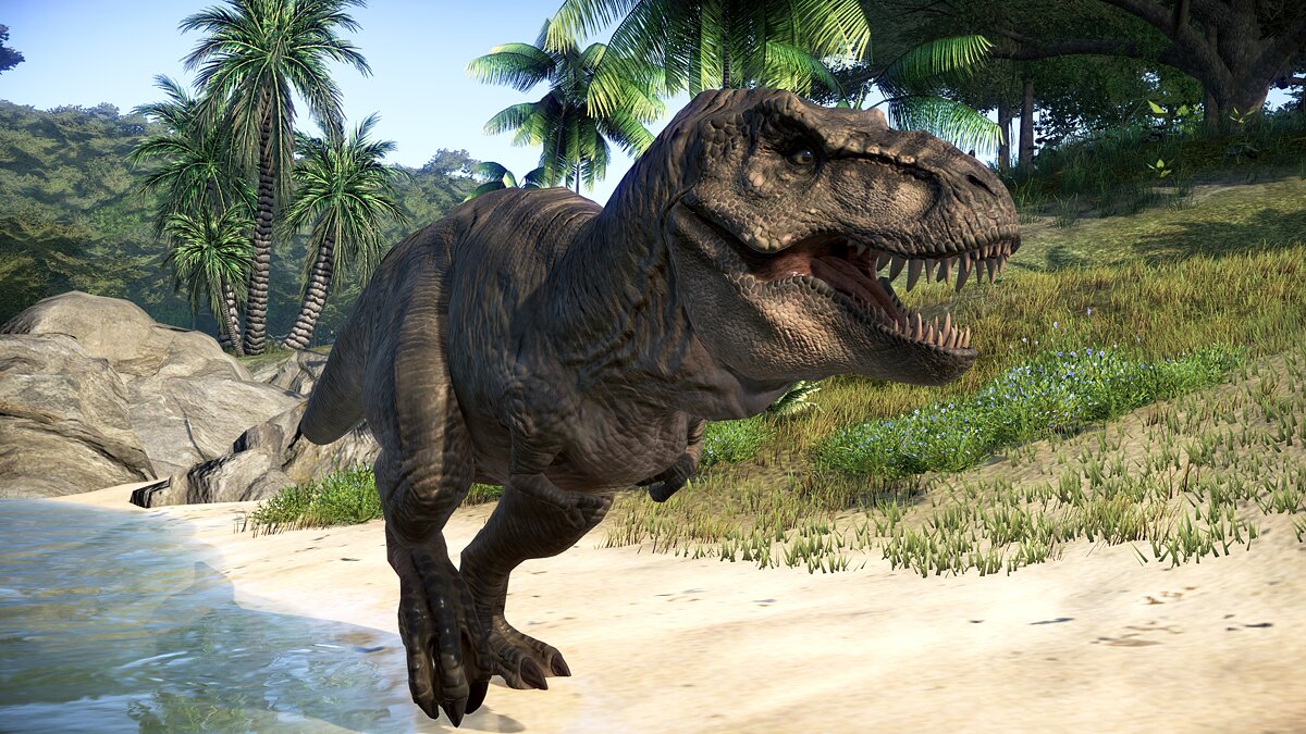Jurassic World Evolution — Обновленный тиранозавр