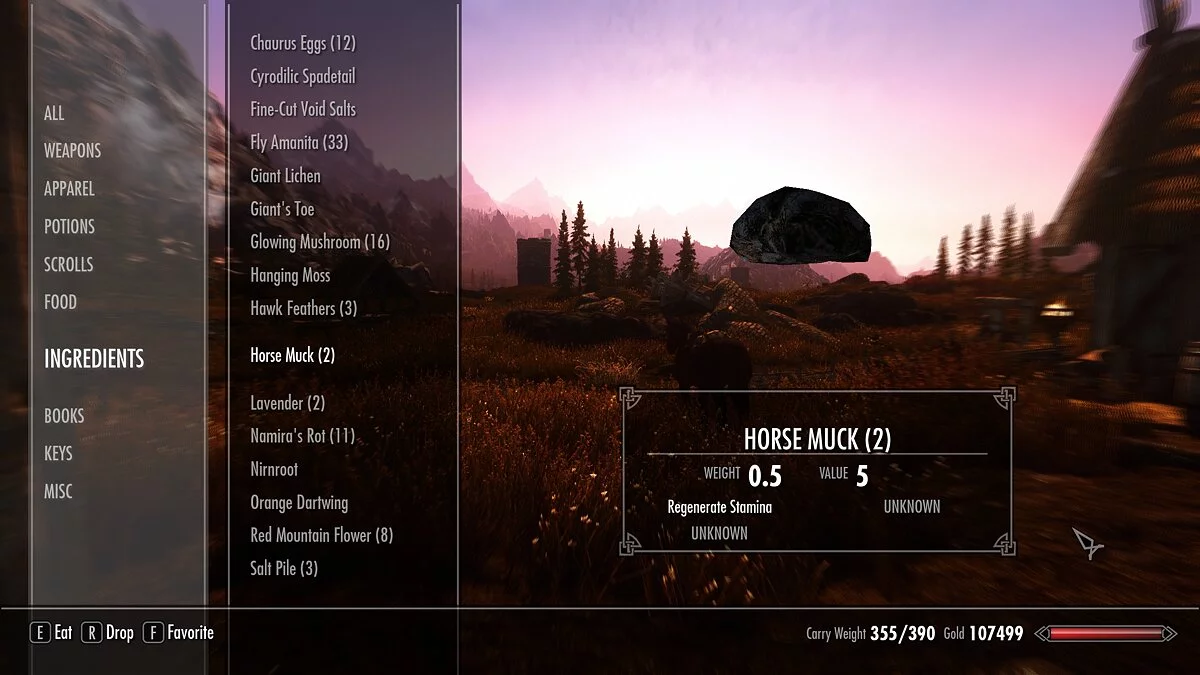 The Elder Scrolls 5: Skyrim Legendary Edition — Конский навоз