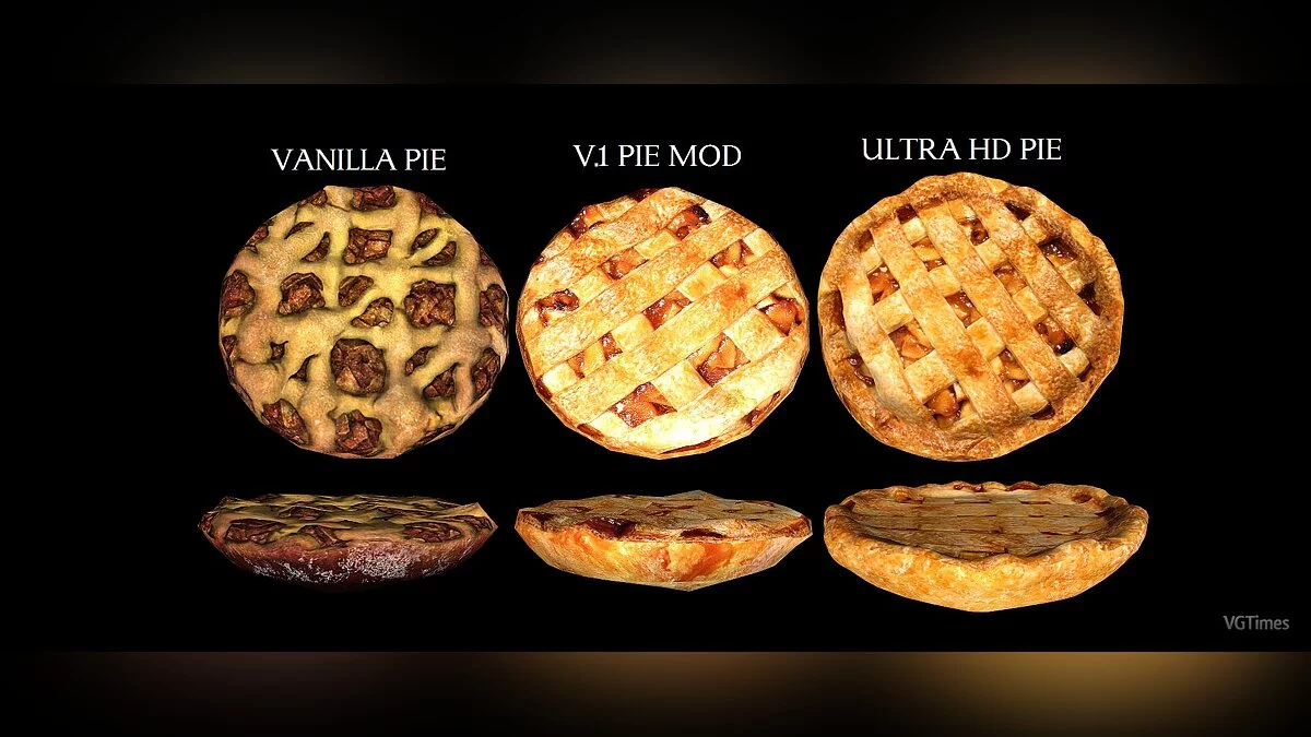 The Elder Scrolls 5: Skyrim — Пирог с улучшенными текстурами