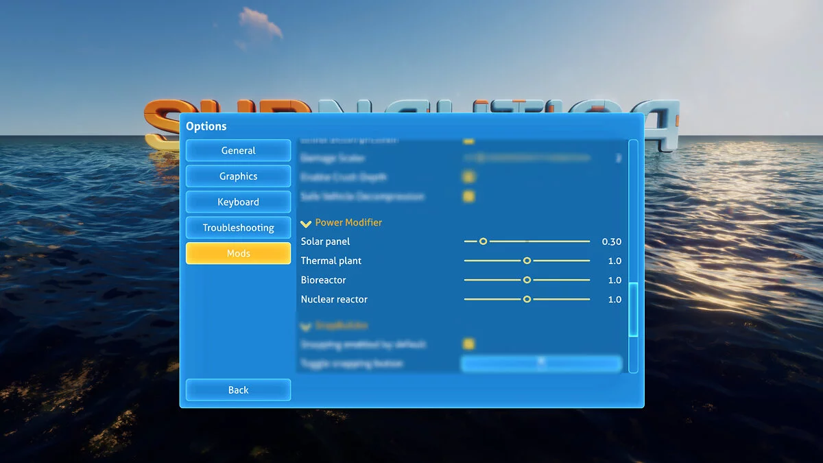 Subnautica — Настройте мощность энергогенераторов
