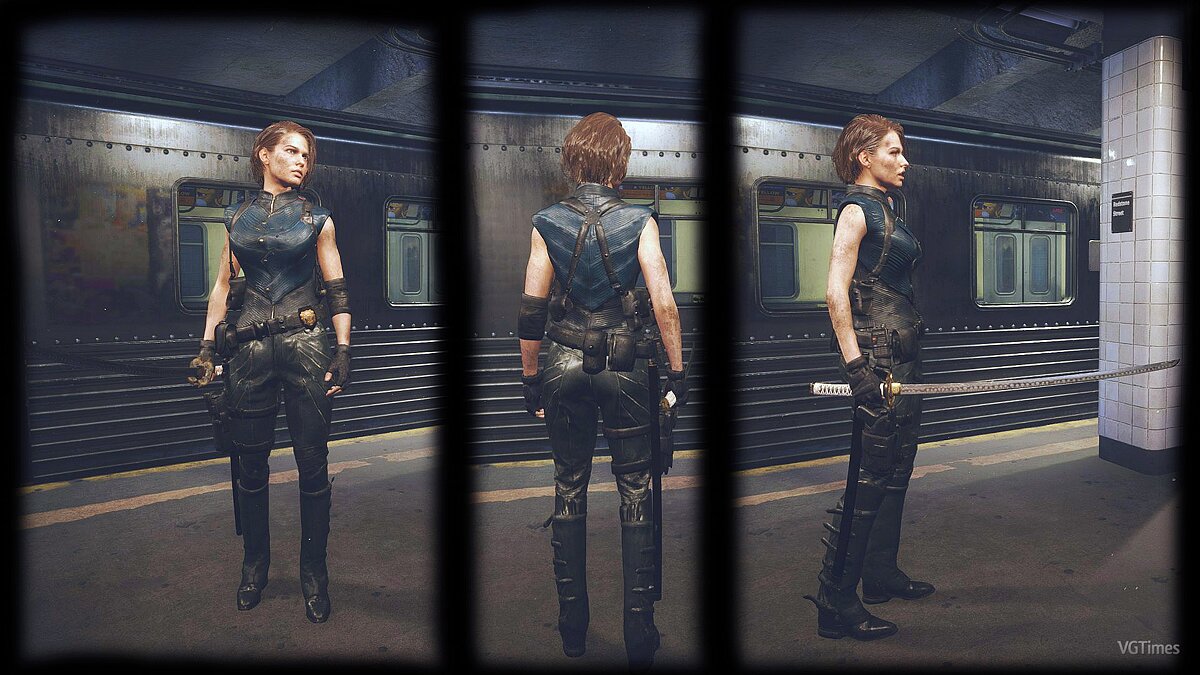 Resident Evil 3 — Костюм и катана в стиле Вергилия