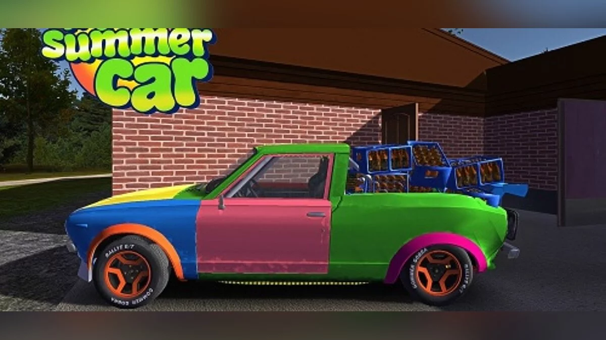 My Summer Car — Сохранение (Полностью собранная сатсума, весь автопарк возле дома)