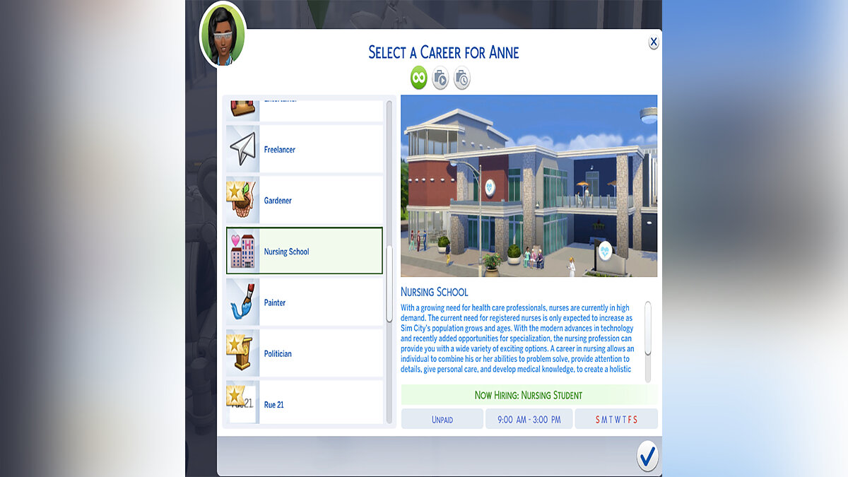 The Sims 4 — Карьера медсестры (29.03.2020)