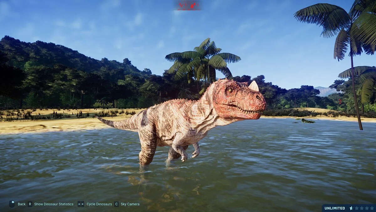 Jurassic World Evolution — Улучшенный цератозавр