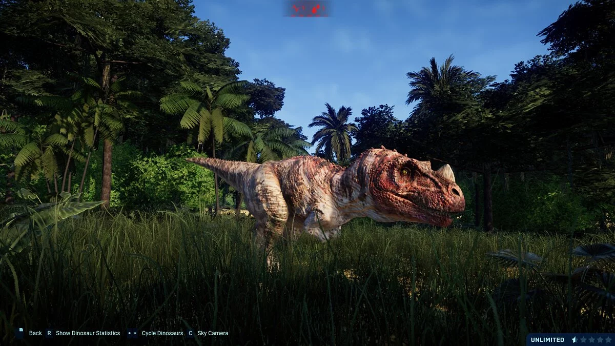 Jurassic World Evolution — Улучшенный цератозавр