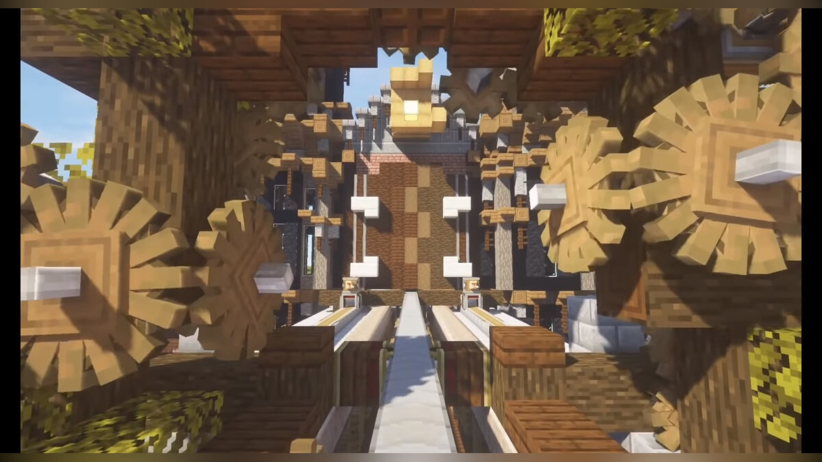 Minecraft — Фабрика тортов с кучей механизмов