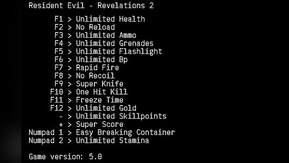 Resident Evil: Revelations 2 — Трейнер (+16) [Steam] - Upd: 04.04.2020