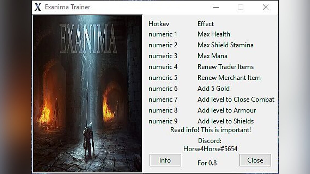Exanima — Трейнер (+7) [0.8]