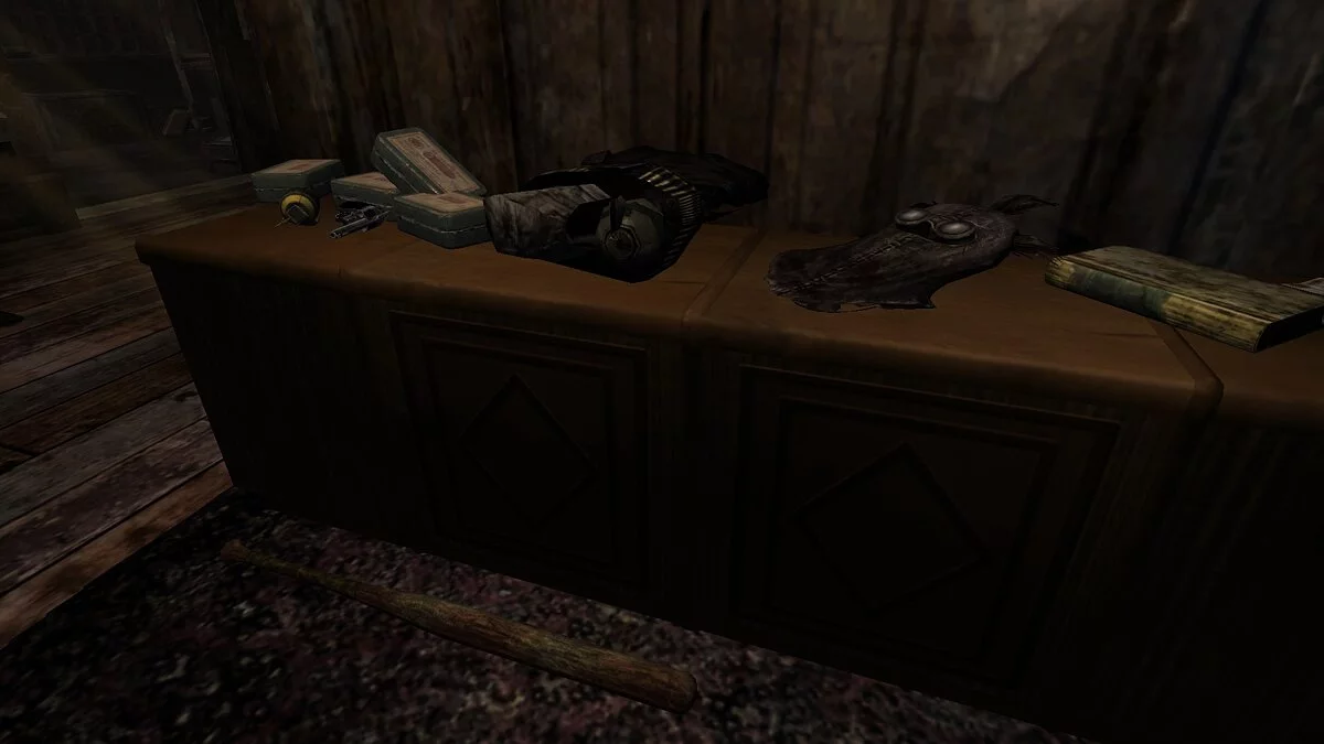 Fallout: New Vegas — Рейдерская броня, пистолет и бита