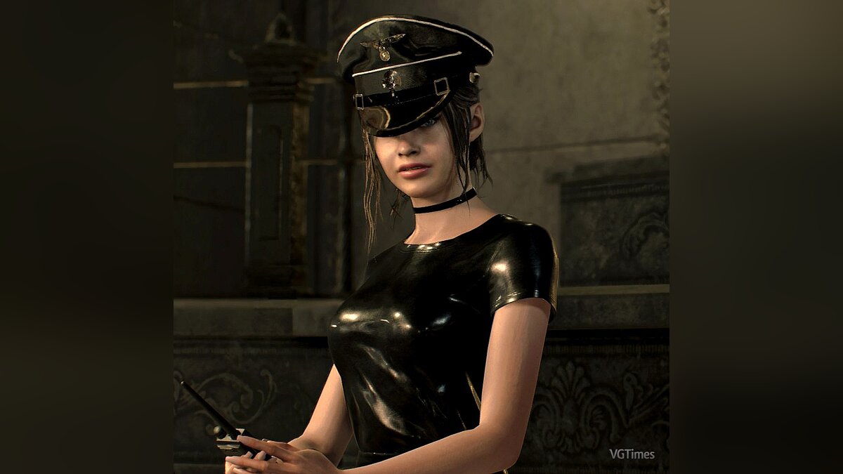 Resident Evil 2 — Кожаное платье с фуражкой