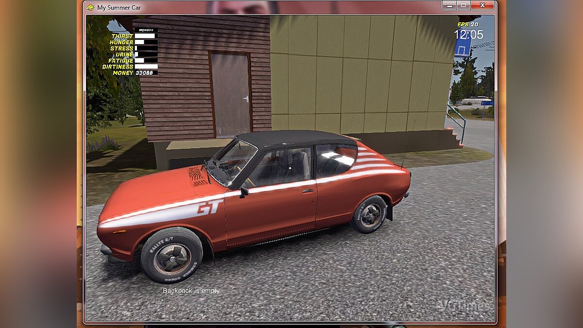 My Summer Car — Сохранение (Полностью собранная сток сатсума GT, бусик и  грузовик у дома) / Сохранения / Читы