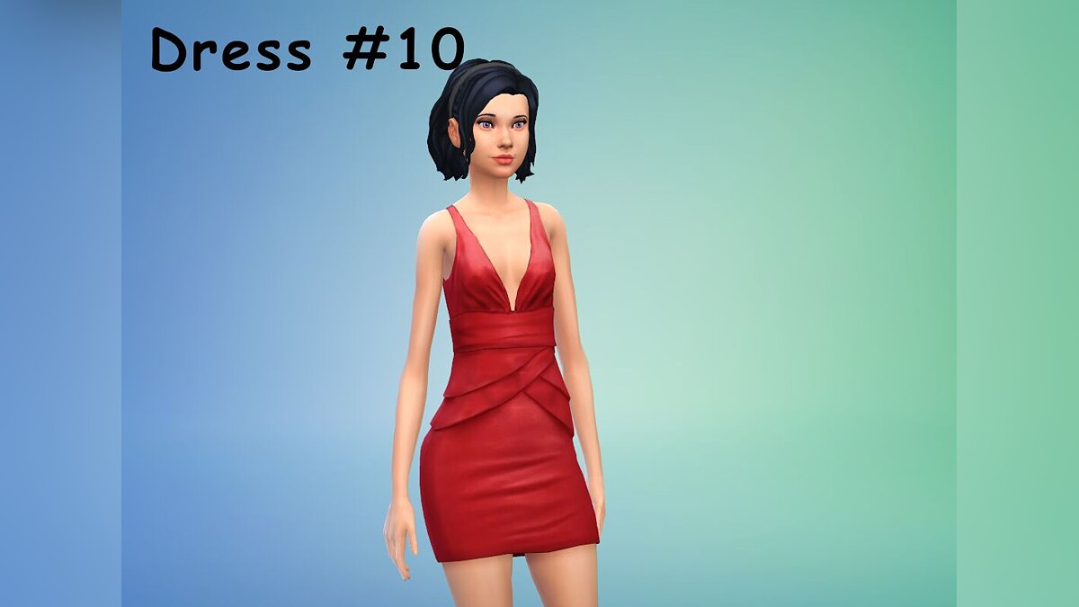 The Sims 4 — Откровенные платья (18+)