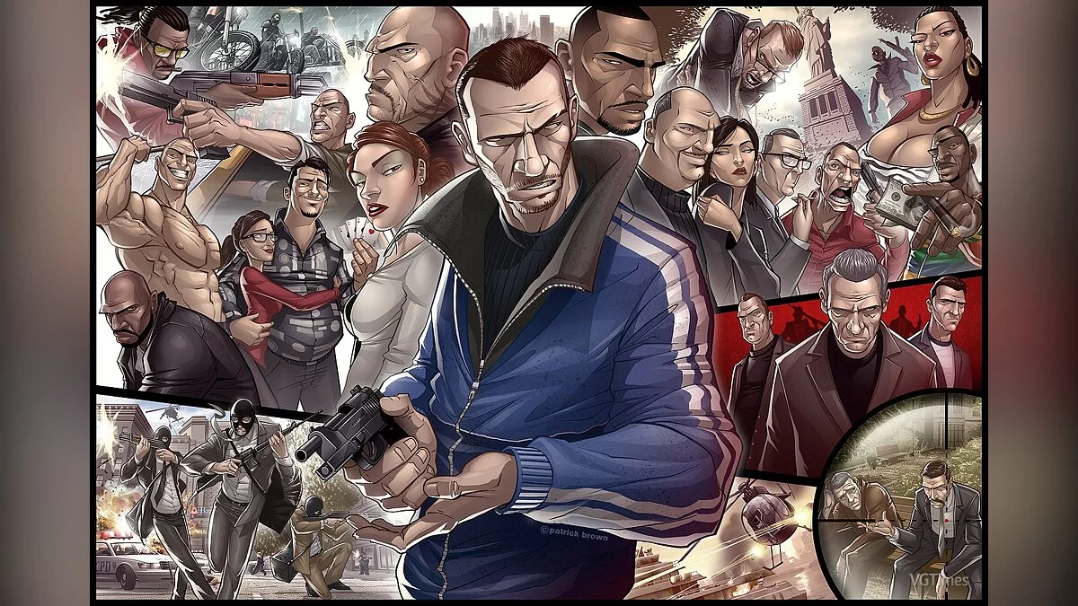 Grand Theft Auto 4 — Сохранение (Вся игра пройдена на 100%) [Steam / Rockstar-Лицензия]