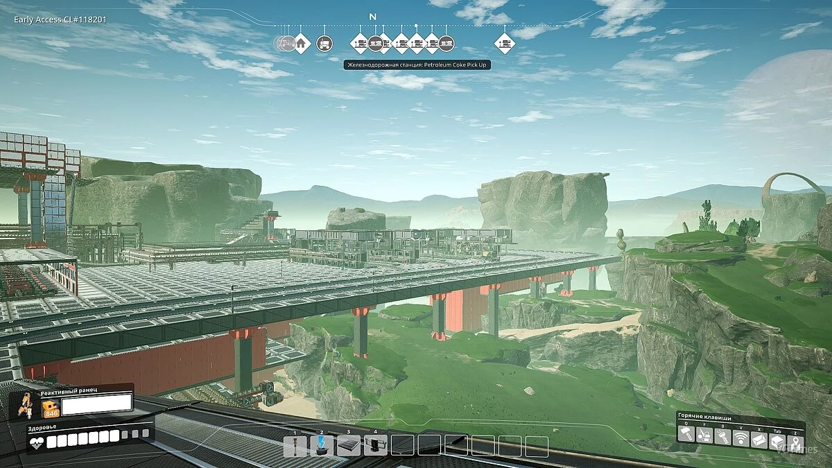 Satisfactory — Сохранение (Невероятно красивая и аккуратная база)