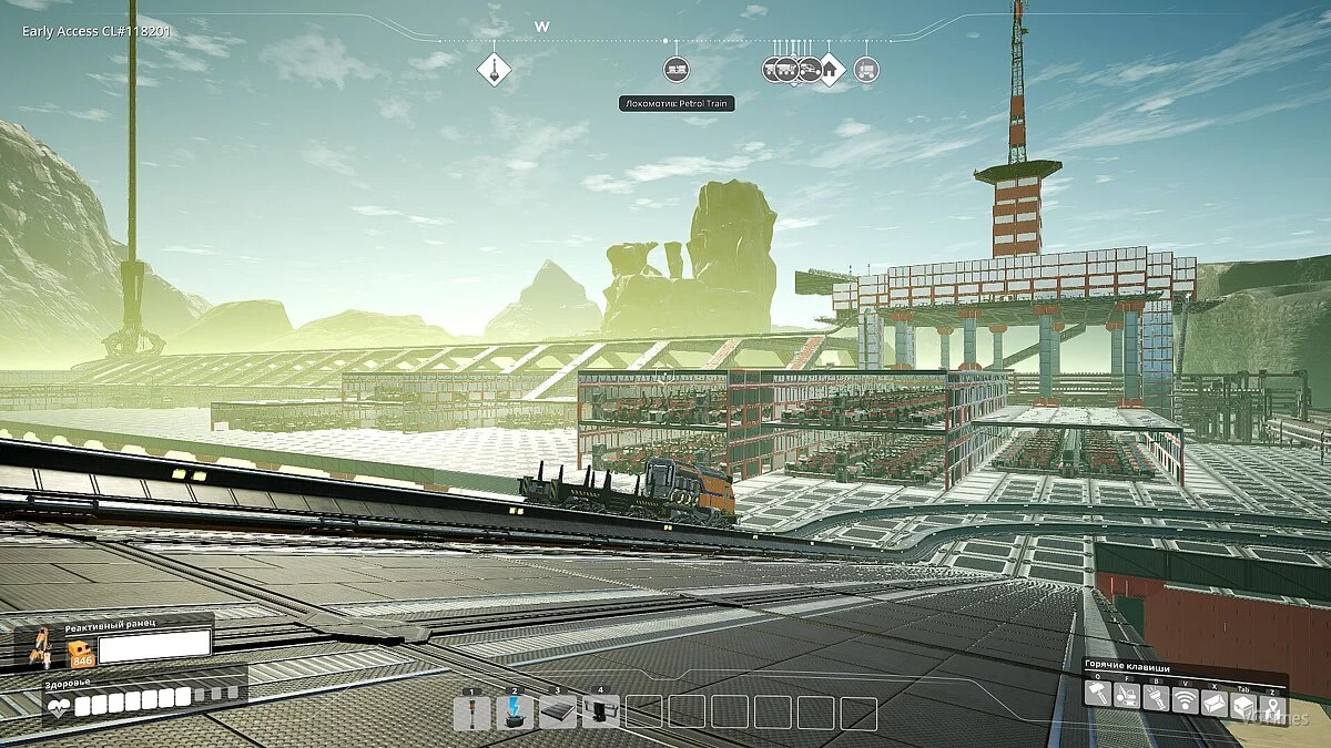 Satisfactory — Сохранение (Невероятно красивая и аккуратная база)