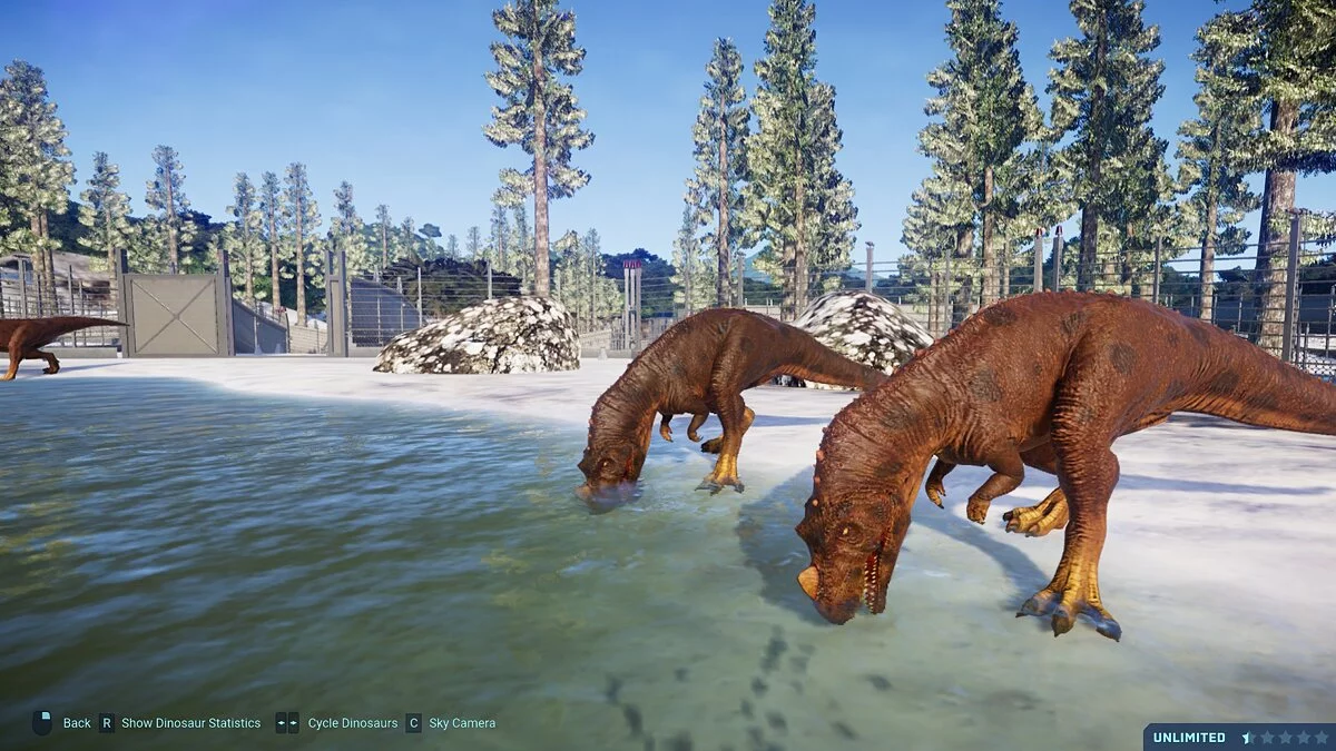 Jurassic World Evolution — Улучшенный цератозавр