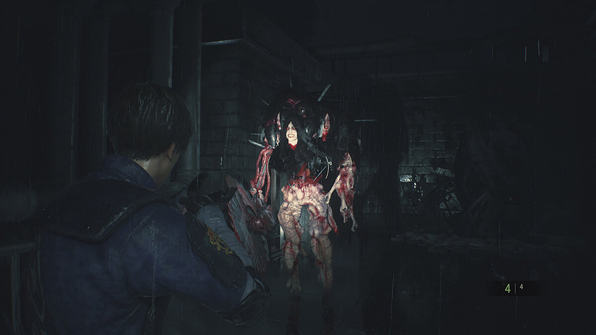 Resident Evil 2 — Замена Мистера Х устрашающим существом из The Evil Within 2