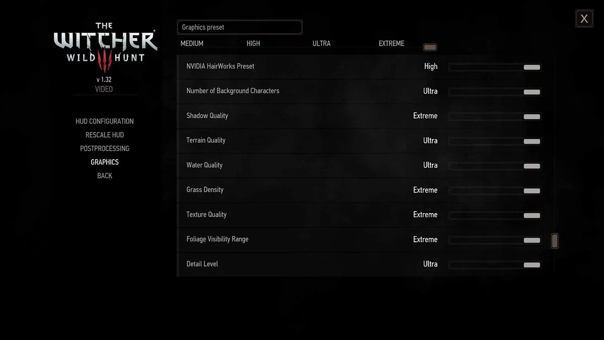 The Witcher 3: Wild Hunt - Complete Edition — Расширенные настройки графики