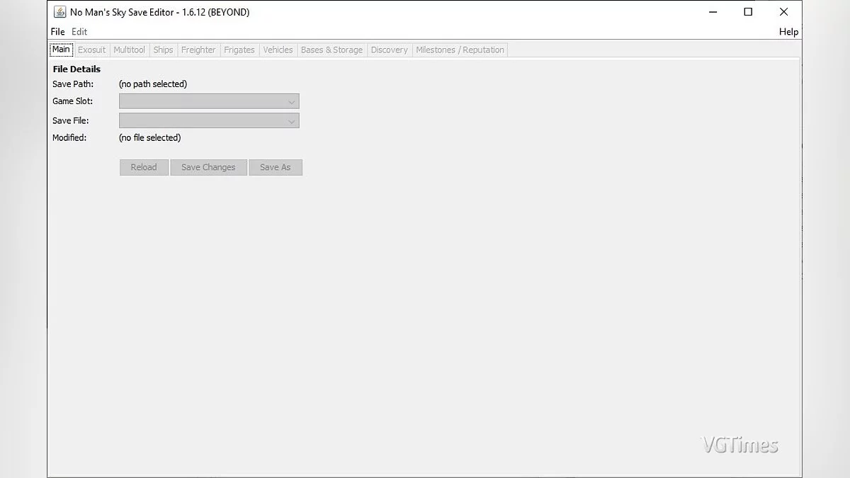No Man&#039;s Sky — Редактор Сохранений [1.6.12]