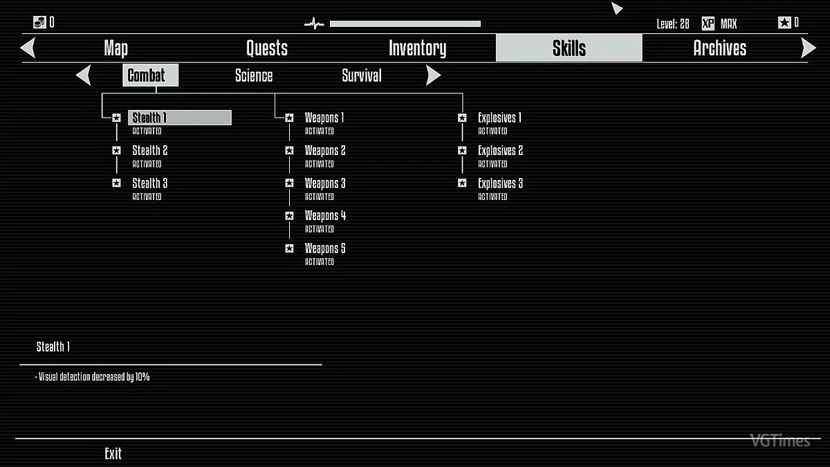 Terminator: Resistance — Сохранение (Начало игры, полная прокачка, всё оружие)