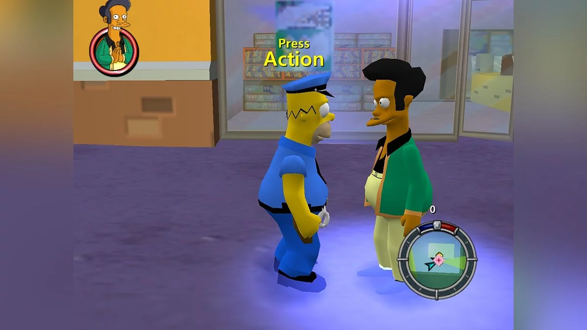 Simpsons: Hit &amp; Run — Гомер детектив