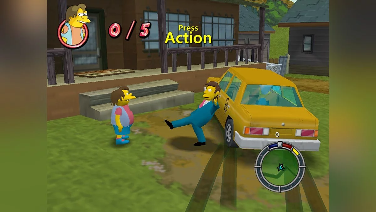 Simpsons: Hit &amp; Run — Гомер детектив