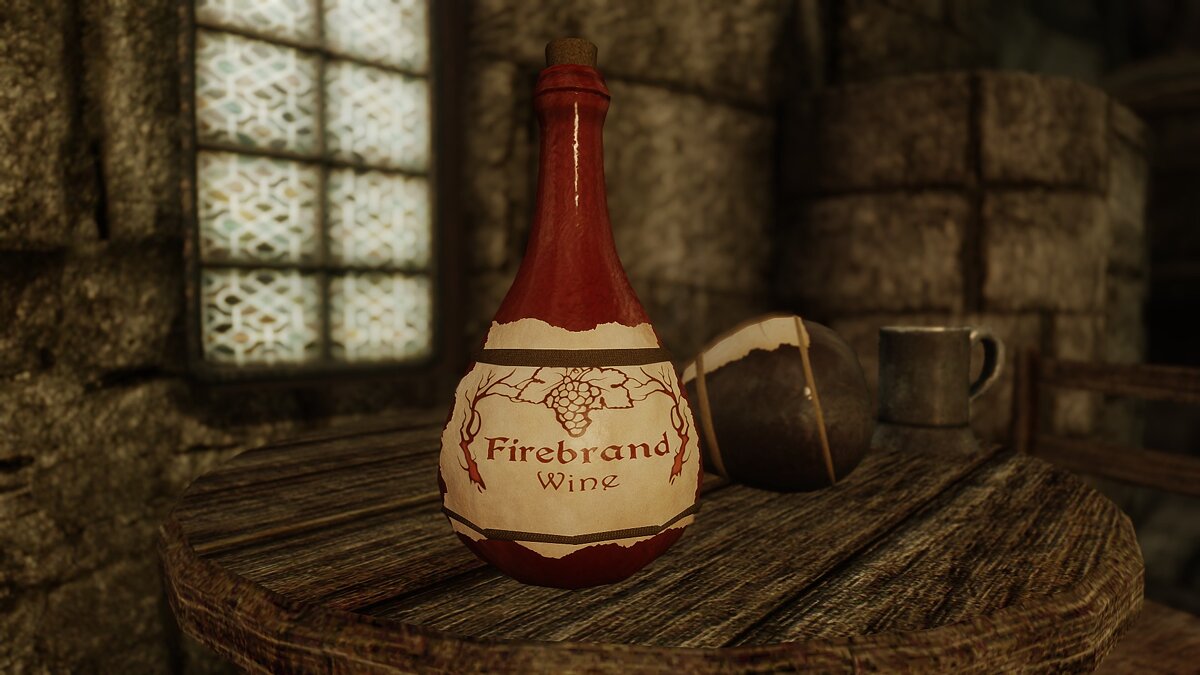 Elder Scrolls 5: Skyrim Special Edition — Улучшенные этикетки на бутылках