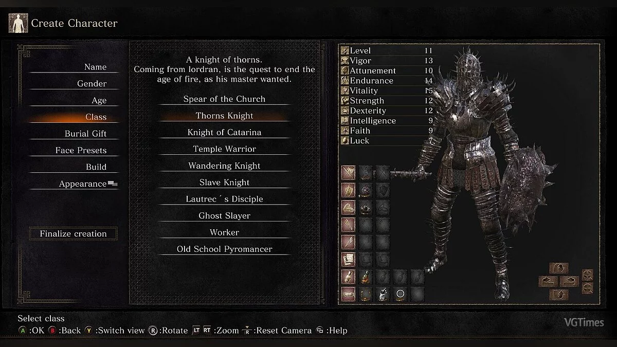 Dark Souls 3 — 10 новых классов