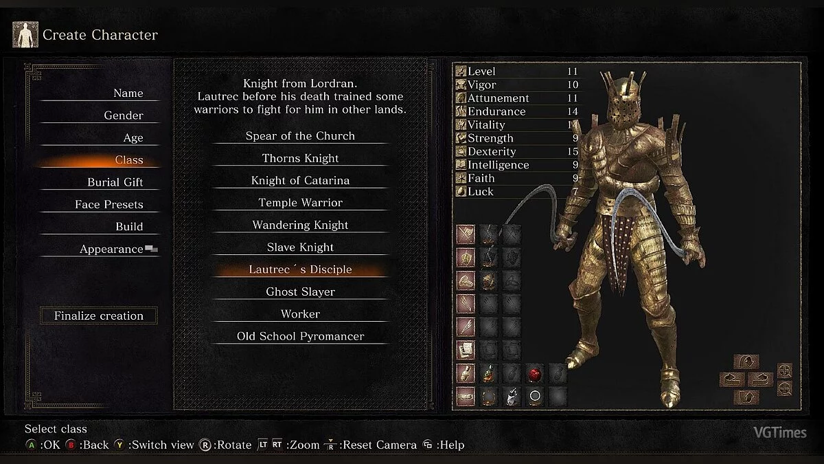 Dark Souls 3 — 10 новых классов