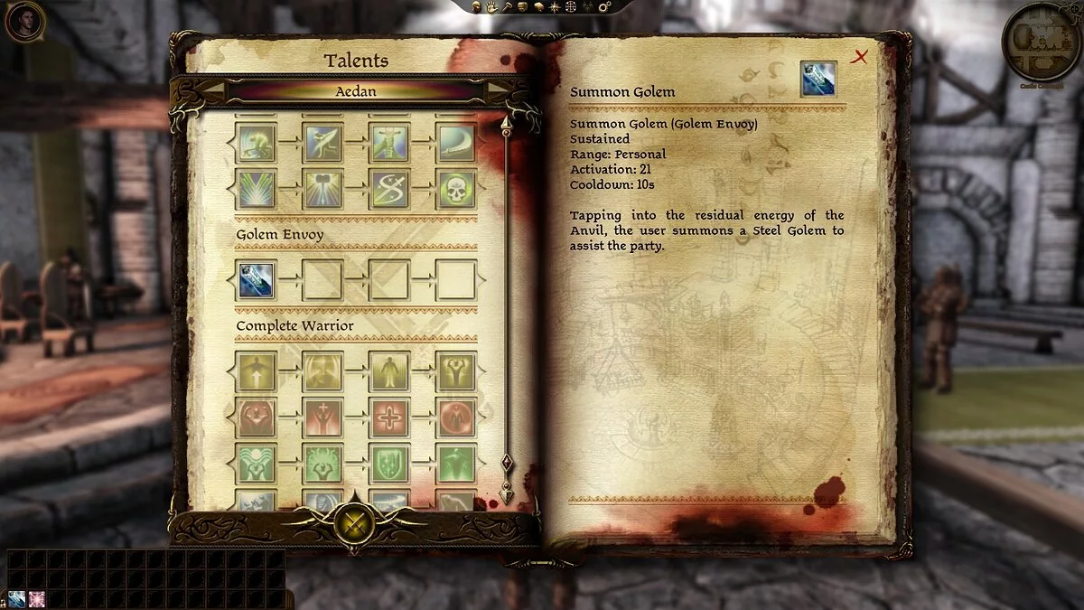 Dragon Age: Origins — Призыв металлического голема