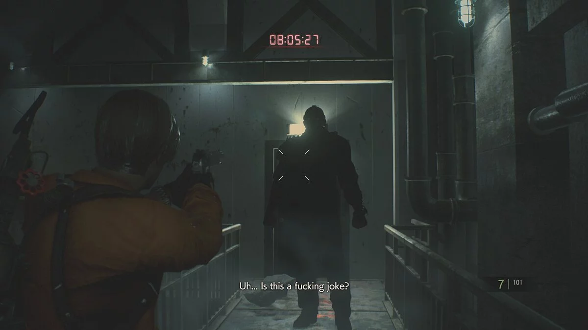 Resident Evil 2 — Замена мистера Х на Джейсона Вурхиза из «Пятница, 13-е»