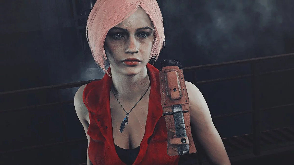 Resident Evil 2 — Клэр Редфилд в образе Сакуры Харуно из Наруто