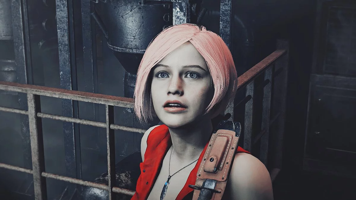 Resident Evil 2 — Клэр Редфилд в образе Сакуры Харуно из Наруто