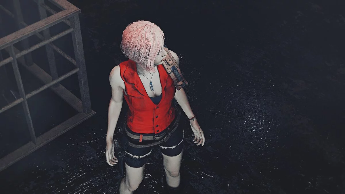 Resident Evil 2 — Клэр Редфилд в образе Сакуры Харуно из Наруто