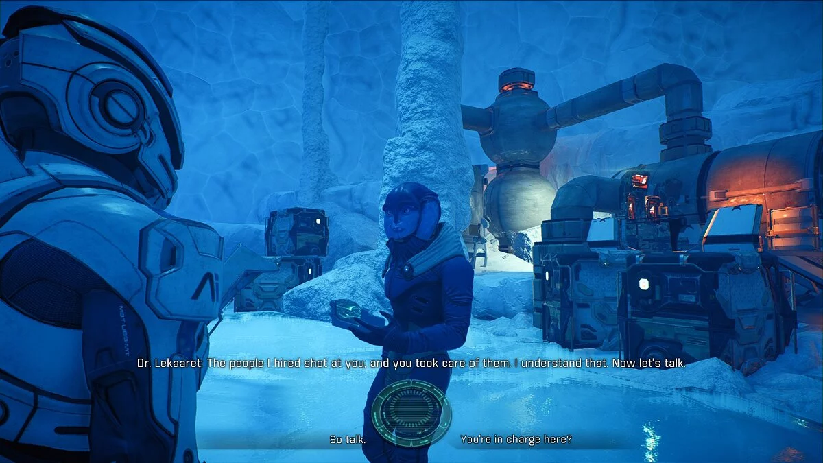 Mass Effect: Andromeda — Вид от первого лица во время разговоров