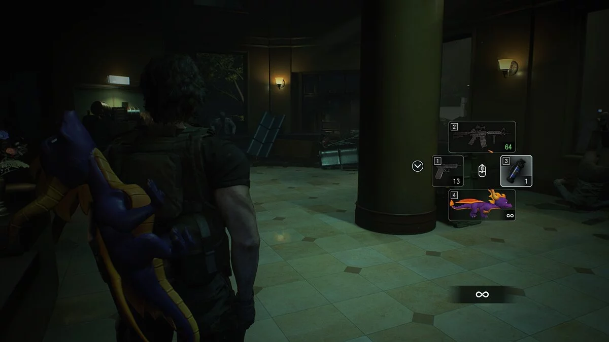 Resident Evil 3 — Ракетная установка в виде "Spyro"