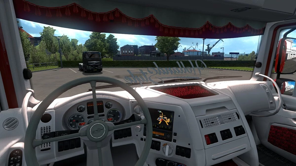 Euro Truck Simulator 2 — Новый интерьер для Daf XF 