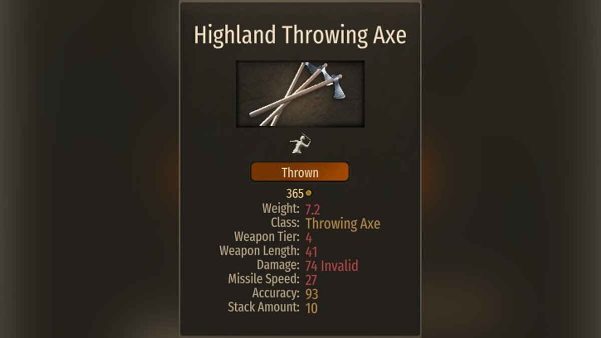 Mount &amp; Blade 2: Bannerlord — Улучшения для метательного оружия