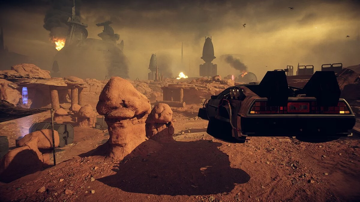 Star Wars: Battlefront 2 — Делореан из фильма "Назад в будущее"