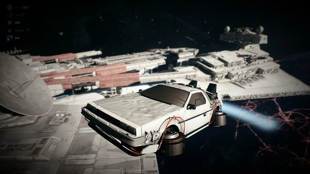 Star Wars: Battlefront 2 — Делореан из фильма "Назад в будущее"