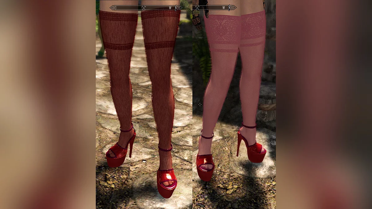 Elder Scrolls 5: Skyrim Special Edition — Каблуки и чулки