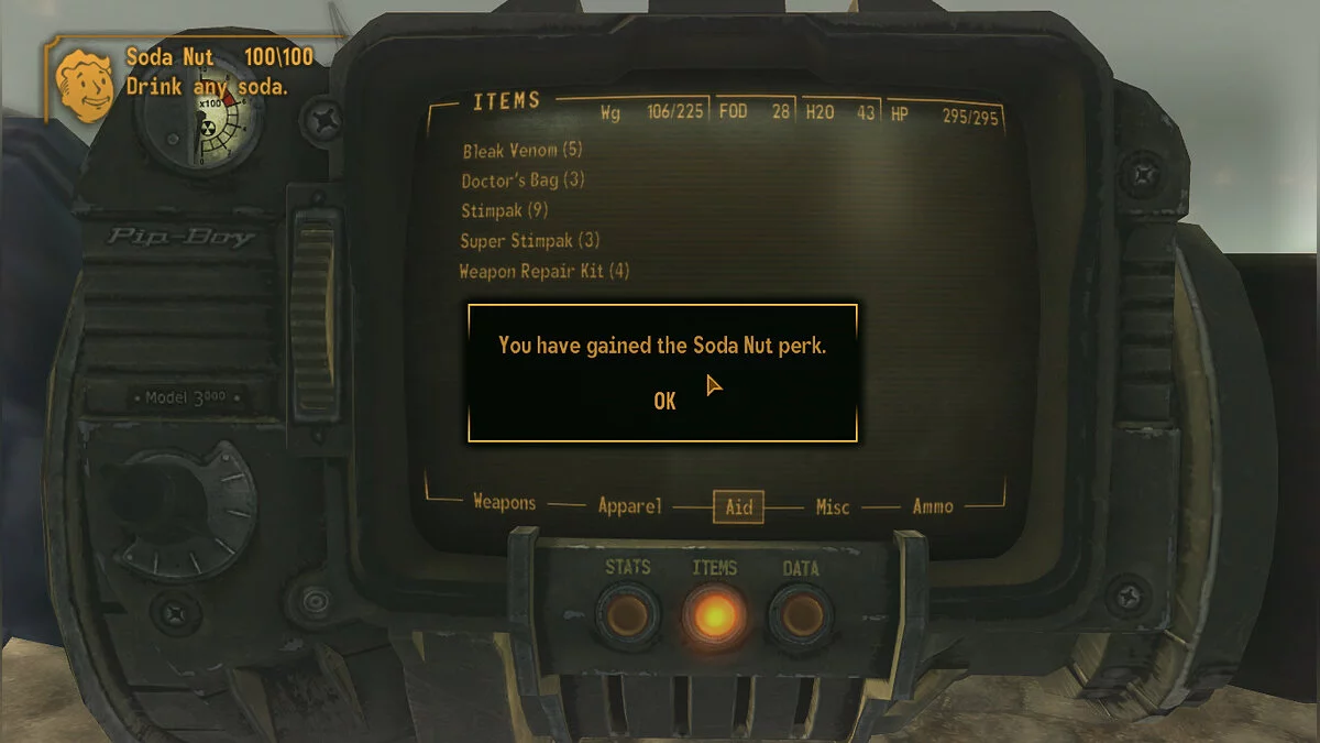 Fallout: New Vegas — Дополнительные способности