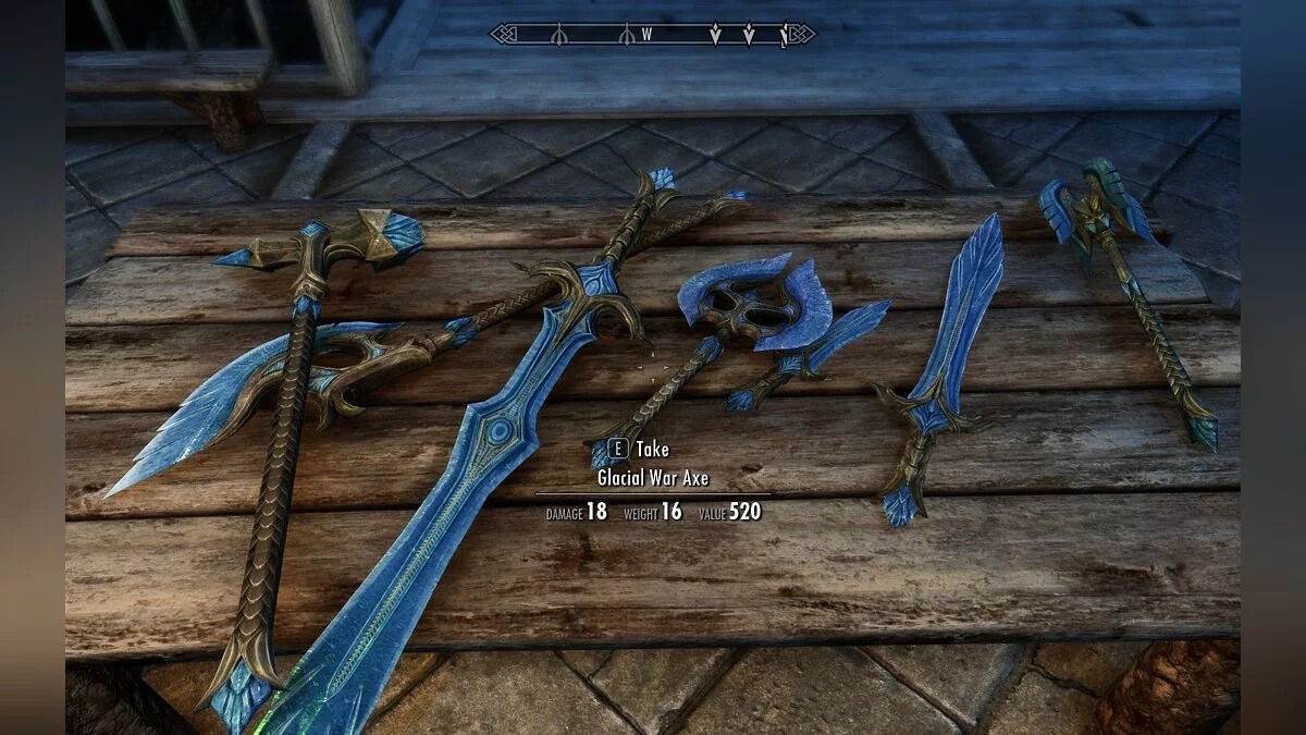 Elder Scrolls 5: Skyrim Special Edition — Ледяная броня и оружие