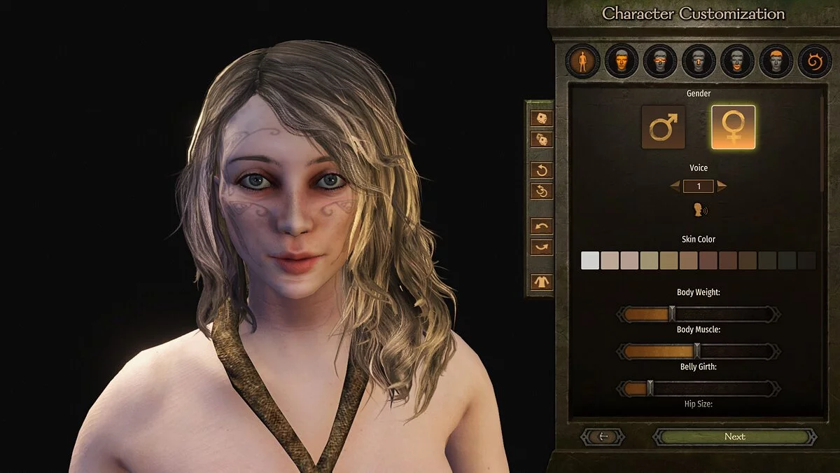 Mount & Blade 2: Bannerlord — Пресет женщины-викинга