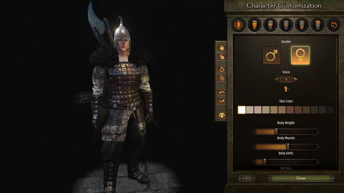 Mount & Blade 2: Bannerlord — Пресет женщины-викинга