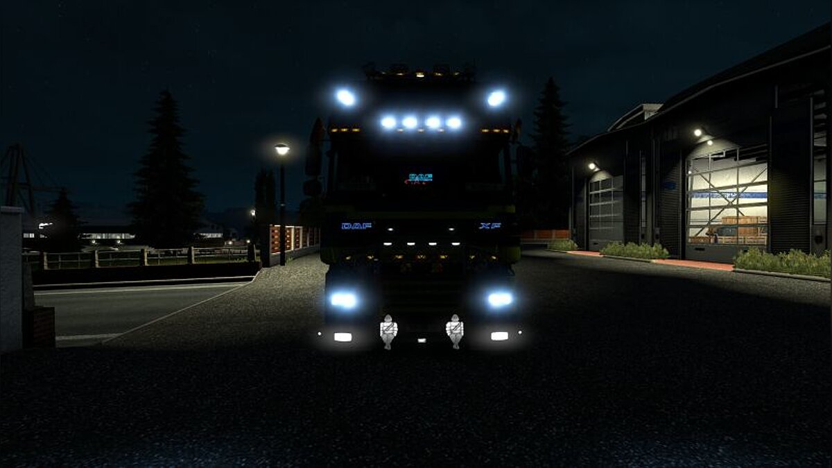 Euro Truck Simulator 2 — Ксеноновый свет фар