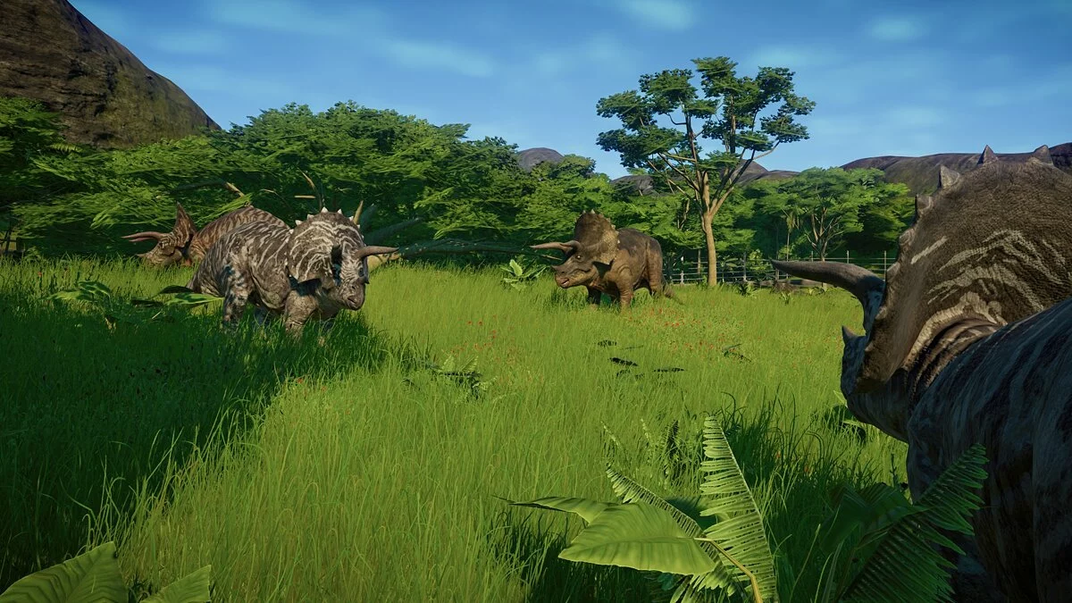 Jurassic World Evolution — Новая раскраска трицератопса